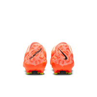 Nike Phantom GX Academy Gazon Naturel Chaussures de Foot (MG) Orange Noir