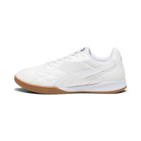 PUMA King Top Chaussures de Foot en Salle (IN) Blanc Brun