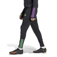 adidas Bayern Munich Pantalon d'Entraînement 2023-2024 Noir Vert Mauve