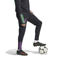 adidas Bayern Munich Pantalon d'Entraînement 2023-2024 Noir Vert Mauve