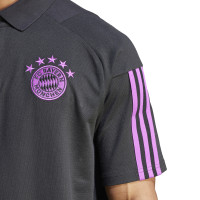 adidas Bayern Munich Polo 2023-2024 Noir Vert Mauve