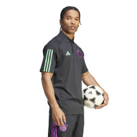 adidas Bayern München Polo 2023-2024 Zwart Groen Paars