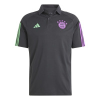 adidas Bayern München Polo 2023-2024 Zwart Groen Paars