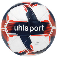 Uhlsport Match Addglue Ballon de Foot Taille 5 Blanc Bleu Rouge