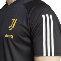 adidas Juventus Maillot d'Entraînement 2023-2024 Noir Jaune Blanc