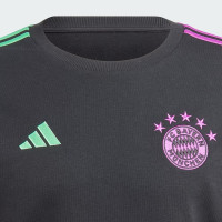 adidas Bayern Munich Sweat-Shirt Crew 2023-2024 Noir Vert Mauve