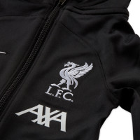 Nike Liverpool Strike Trainingspak Full-Zip Hooded 2023-2024 Baby Zwart Wit