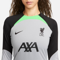 Nike Liverpool Strike Survêtement Crew 2023-2024 Femmes Gris Noir Vert