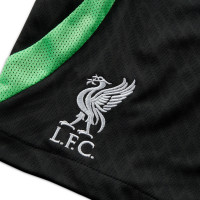 Nike Liverpool Strike Short d'Entraînement 2023-2024 Enfants Noir Vert Blanc