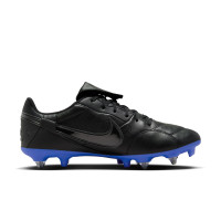 Nike Premier III Crampons Vissés Chaussures de Football (SG) Anti-Clog Noir Bleu