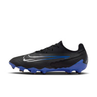 Nike Phantom GX Pro Gazon Naturel Chaussures de Foot (FG) Noir Bleu