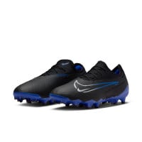 Nike Phantom GX Pro Gazon Naturel Chaussures de Foot (FG) Noir Bleu