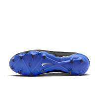 Nike Phantom GX Pro Gazon Naturel Chaussures de Foot (FG) Noir Bleu