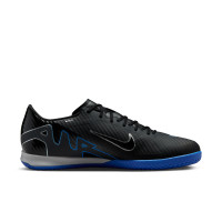 Nike Zoom Mercurial Vapor 15 Academy Chaussures de Foot en Salle (IN) Noir Bleu