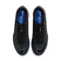 Nike Zoom Mercurial Vapor 15 Academy Chaussures de Foot en Salle (IN) Noir Bleu