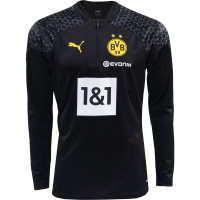 PUMA Borussia Dortmund Haut d'Entraînement 1/4-Zip 2023-2024 Noir Jaune