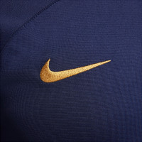 Nike Paris Saint-Germain Strike Survêtement à Capuche Full-Zip 2023-2024 Bleu Foncé Doré