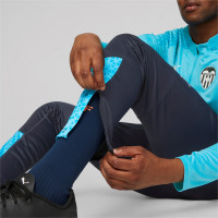 PUMA Valencia Trainingsbroek 2023-2024 Donkerblauw Lichtblauw