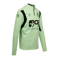 Haut d'entraînement Robey FC Groningen à fermeture éclair en jersey 2023-2024 vert clair noir