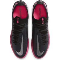 Nike PHANTOM GT ELITE PRO KUNSTGRAS VOETBALSCHOENEN (AG) Zwart Zilver Roze
