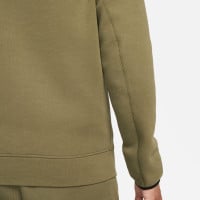 Nike Tech Fleece Sportswear Survêtement Vert Olive Noir