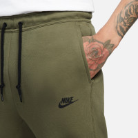 Nike Tech Fleece Sportswear Pantalon de Jogging Vert Olive Noir