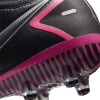 Nike PHANTOM GT ELITE Kunstgras Voetbalschoenen (AG) Zwart Zilver Roze