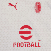 PUMA AC Milan Maillot d'Entraînement 2023-2024 Blanc Rouge