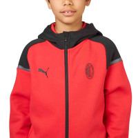 PUMA AC Milan Casual Survêtement 2023-2024 Enfants Rouge Noir