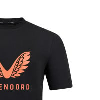 Castore Feyenoord Travel T-Shirt 2023-2024 Enfants Noir