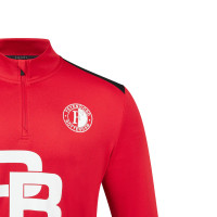 Castore Feyenoord Survêtement 1/4-Zip 2023-2024 Rouge Noir