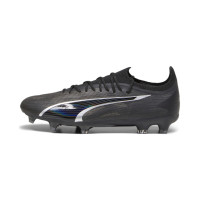 PUMA Ultra Ultimate Gazon Naturel Gazon Artificiel Chaussures de Foot (MG) Noir Argenté