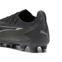 PUMA Ultra Ultimate Gazon Naturel Gazon Artificiel Chaussures de Foot (MG) Noir Argenté