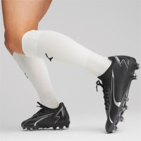 PUMA Ultra Match Gras / Kunstgras Voetbalschoenen (MG) Zwart Zilver