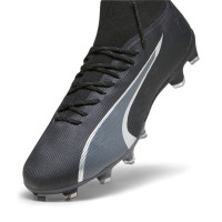 PUMA Ultra Pro Gazon Naturel Gazon Artificiel Chaussures de Foot (MG) Noir Argenté
