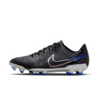 Nike Tiempo Legend 10 Club Gazon Naturel Gazon Artificiel Chaussures de Foot (MG) Noir Bleu