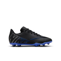 Nike Mercurial Vapor 15 Club Gazon Naturel / Gazon Artificiel Chaussures de Foot (MG) Enfants Noir Bleu Blanc