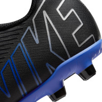 Nike Mercurial Vapor 15 Club Gazon Naturel / Gazon Artificiel Chaussures de Foot (MG) Enfants Noir Bleu Blanc