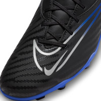 Nike Phantom GX Club Gazon Naturel Gazon Artificiel Chaussures de Foot (MG) Noir Bleu