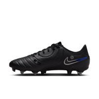 Nike Tiempo Legend 10 Academy Crampons Vissés Chaussures de Foot (SG) Anti-Clog Noir Bleu
