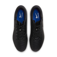 Nike Tiempo Legend 10 Academy Crampons Vissés Chaussures de Foot (SG) Anti-Clog Noir Bleu