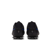 Nike Tiempo Legend 10 Academy Crampons Vissés Chaussures de Foot (SG) Anti-Clog Noir Bleu