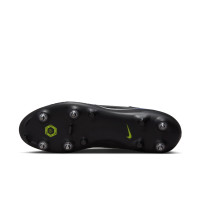 Nike Tiempo Legend 10 Academy Crampons Vissés Chaussures de Foot (SG) Anti-Clog Noir Bleu