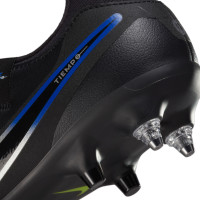 Nike Tiempo Legend 10 Academy Crampons Vissés Chaussures de Foot (SG) Anti-Clog Noir Bleu