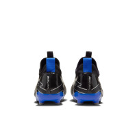 Nike Zoom Mercurial Vapor 15 Academy Gazon Naturel Gazon Artificiel Chaussures de Football (MG) Enfants Noir Bleu