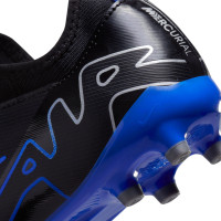 Nike Zoom Mercurial Vapor 15 Academy Gazon Naturel Gazon Artificiel Chaussures de Football (MG) Enfants Noir Bleu