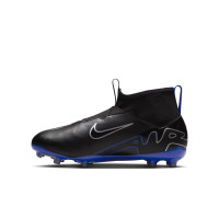 Nike Zoom Mercurial Superfly 9 Academy Sans Lacets Gazon Naturel Gazon Artificiel Chaussures de Foot (MG) Enfants Noir Bleu Blan