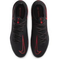 Nike Phantom GT Pro Grass Chaussure de Chaussures de Foot (FG) Noir Rouge