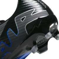 Nike Zoom Mercurial Vapor 15 Academy Gazon Naturel Gazon Artificiel Chaussures de Foot (MG) Noir Bleu