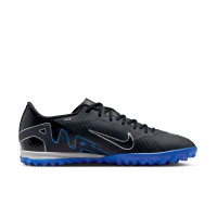 Nike Zoom Mercurial Vapor 15 Academy Turf Chaussures de Foot (TF) Noir Bleu